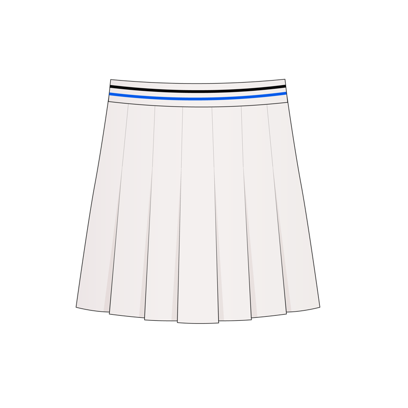ゴルフスカート(golf skirt)のイラスト