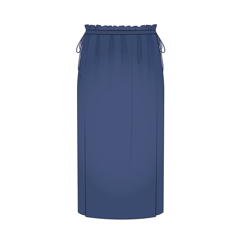 ダーンドルスカート(dirndl skirt,dirndl skirt)のイラスト