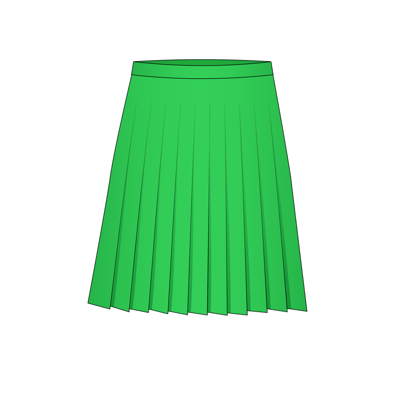 ミニスカート(mini skirt)のイラスト