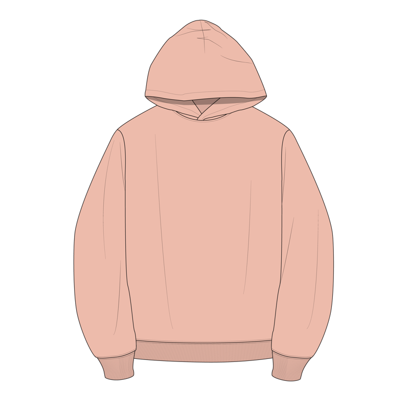 パーカ(parker,hoodie)のイラスト