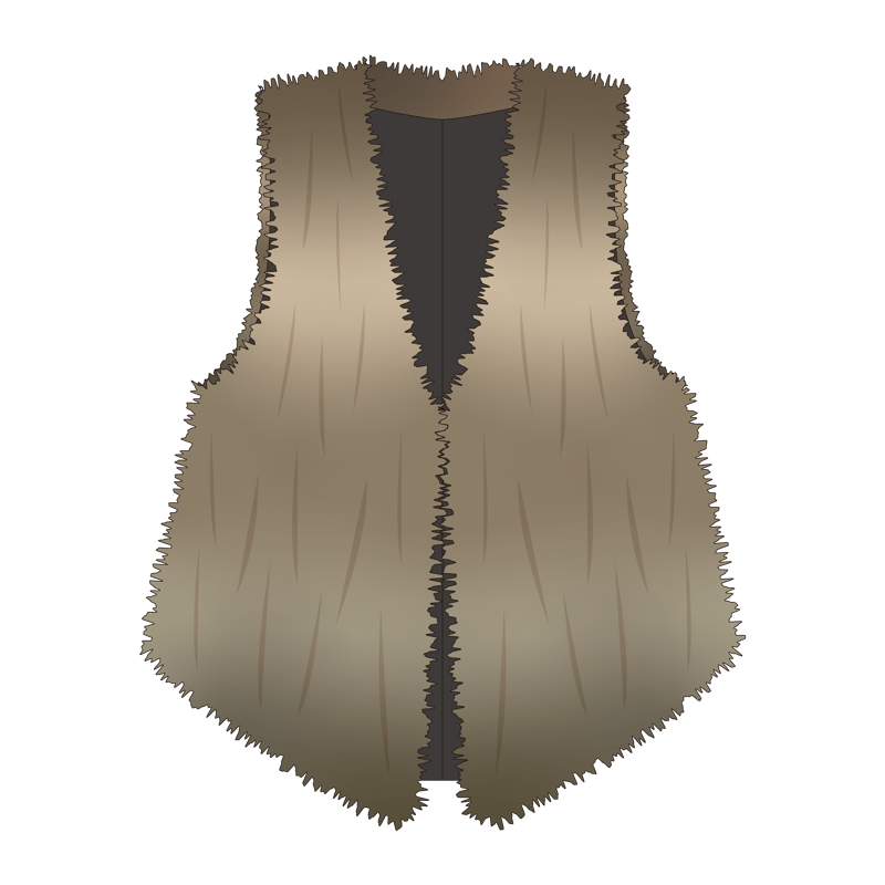 ファーベスト(fur vest)のイラスト