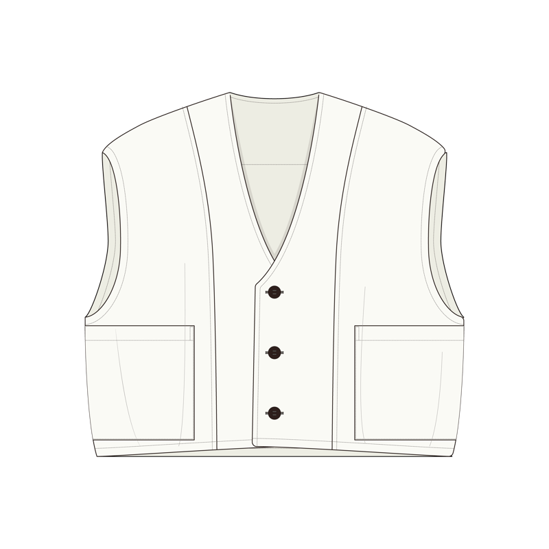 マイクロベスト(micro vest)のイラスト
