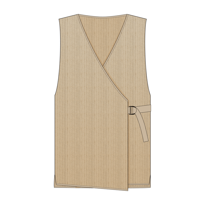 ラップベスト(wrapped vest)のイラスト