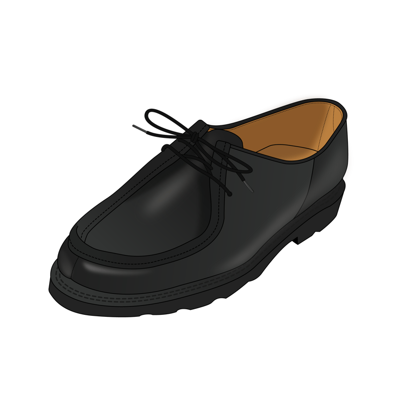 チロリアンシューズ(tyrolean shoes)のイラスト