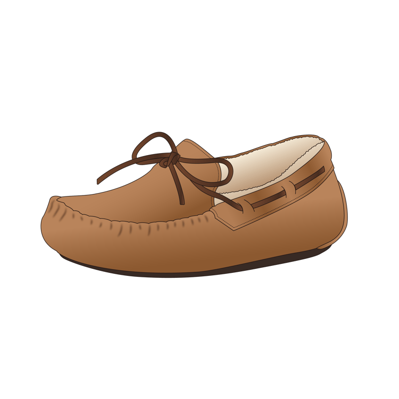 モカシン(moccasin)のイラスト