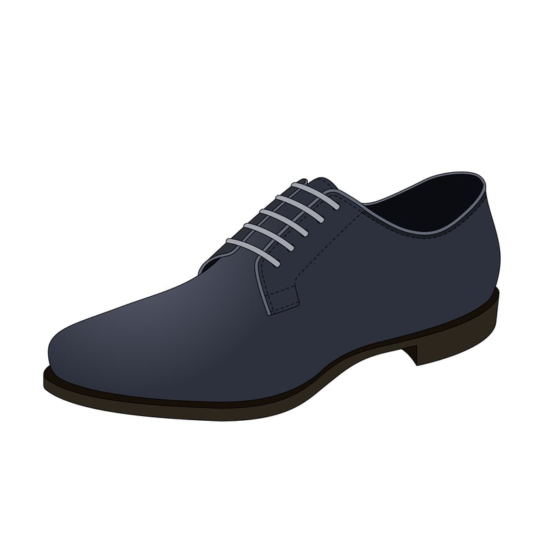 ダービーシューズ(derby shoes)のイラスト