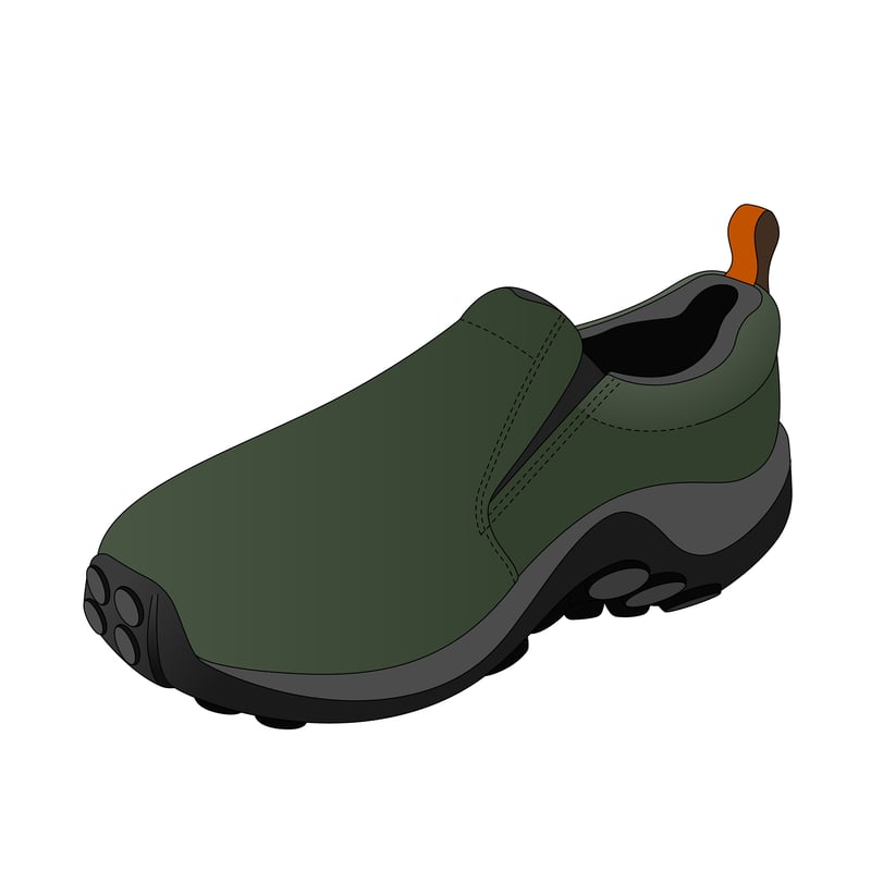 モックシューズ(moc shoes)のイラスト