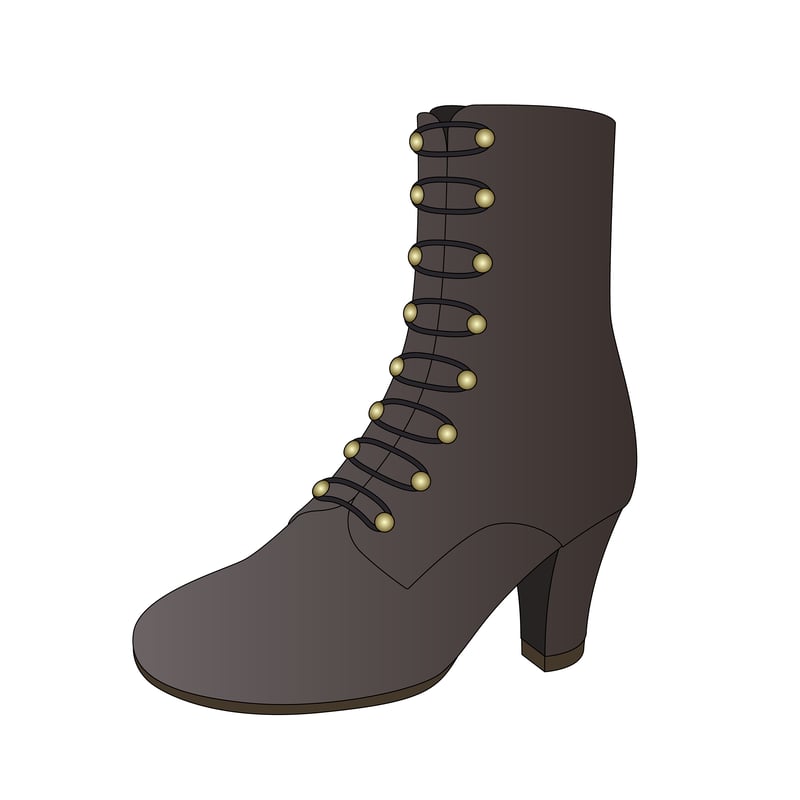 ナポレオンブーツ(napoleon boot)のイラスト