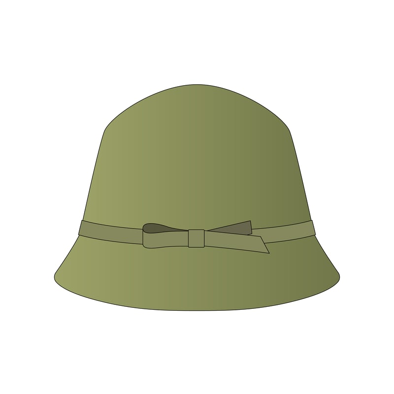 クローシュ(cloche)のイラスト