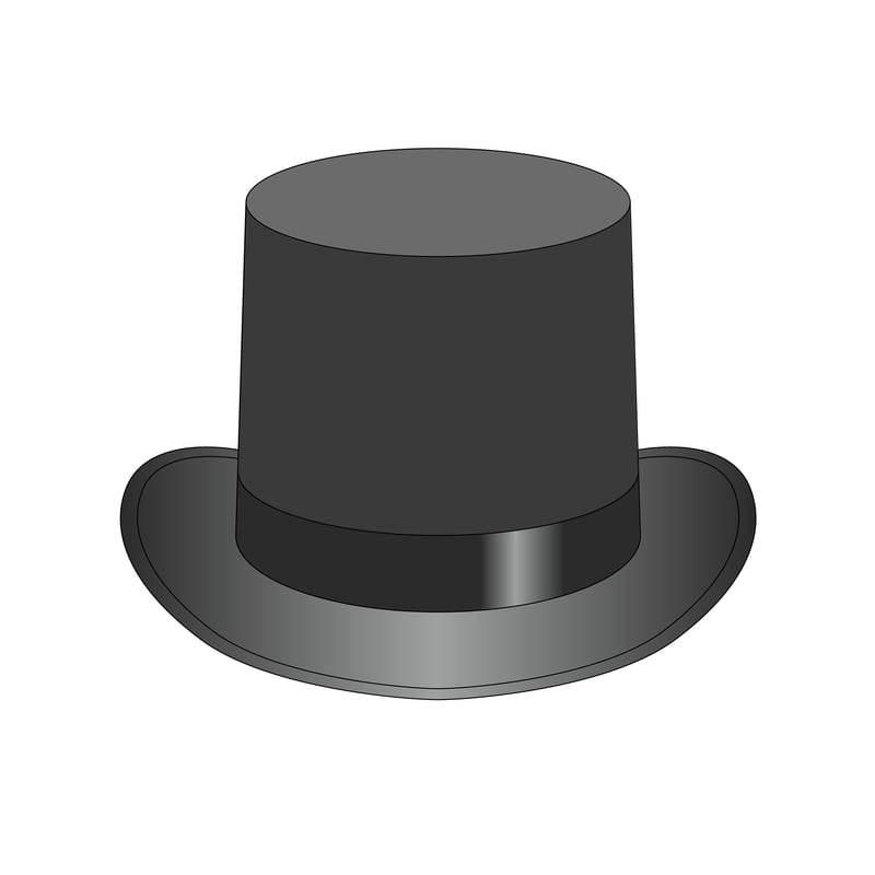 シルクハット(silk hat)のイラスト
