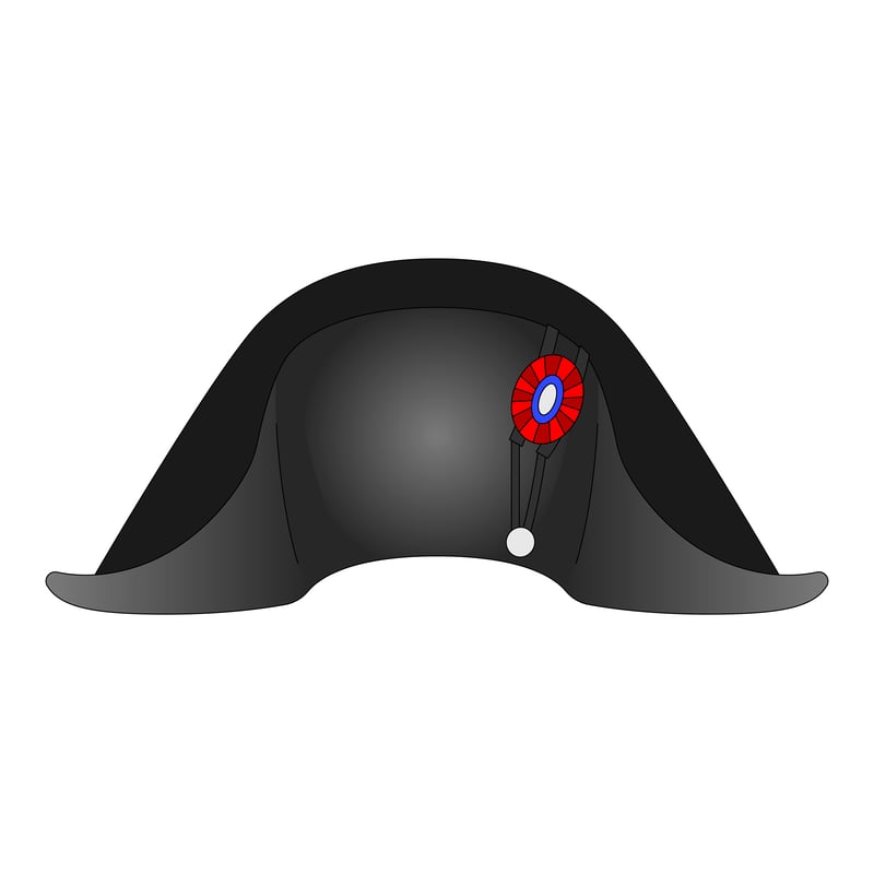 ナポレオンハット(bicorne)のイラスト