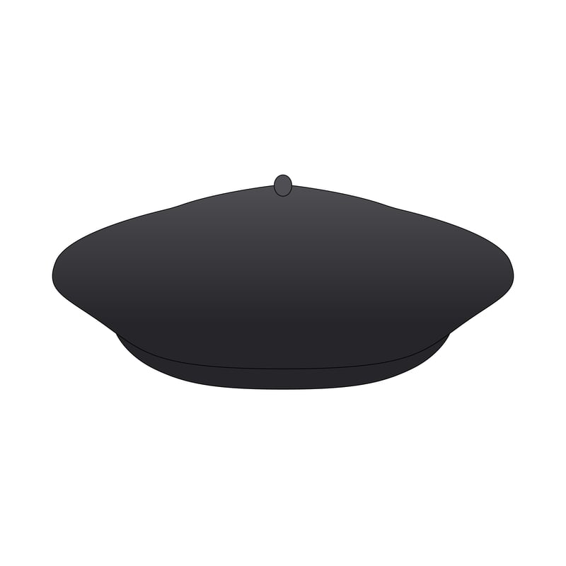 ベレー(beret)のイラスト