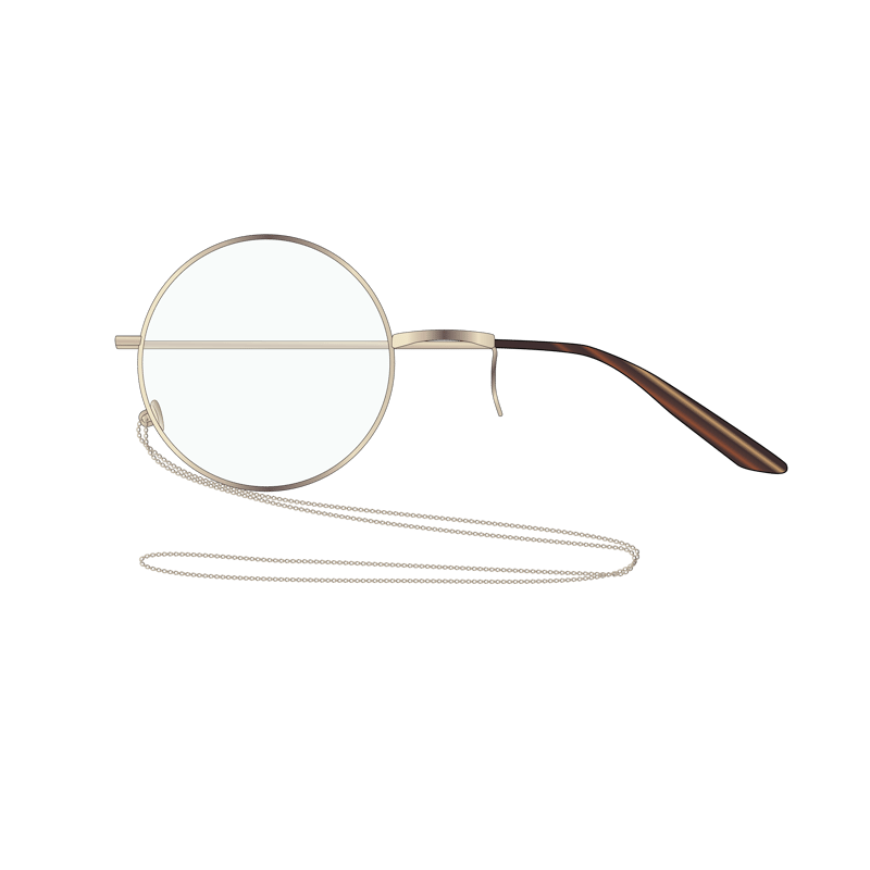 モノクル(monocle)のイラスト