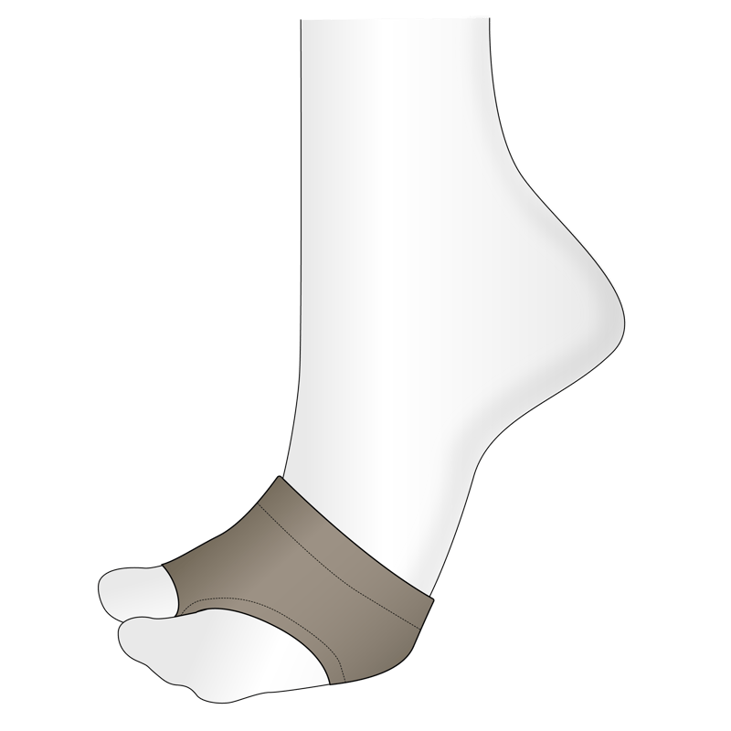 トングソックス(thong socks)のイラスト