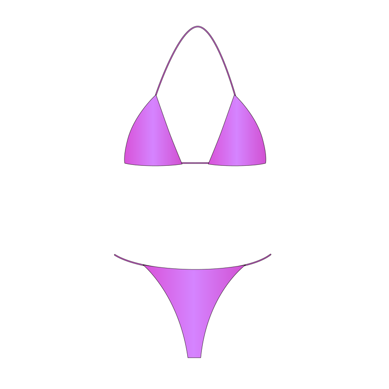 ブラジリアンビキニ(brazilian bikini)のイラスト