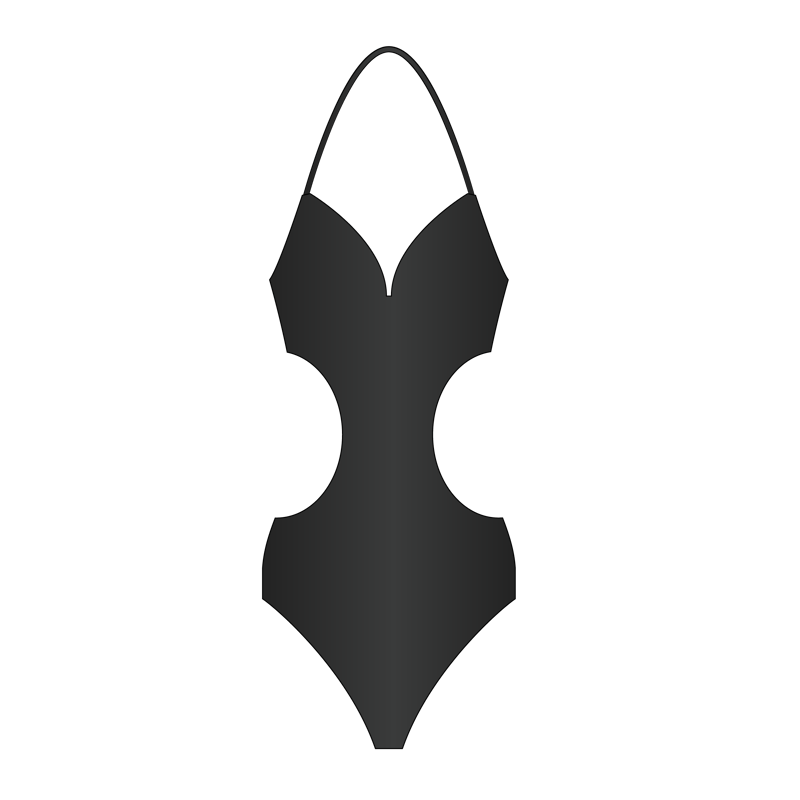 モノキニ(monokini)のイラスト