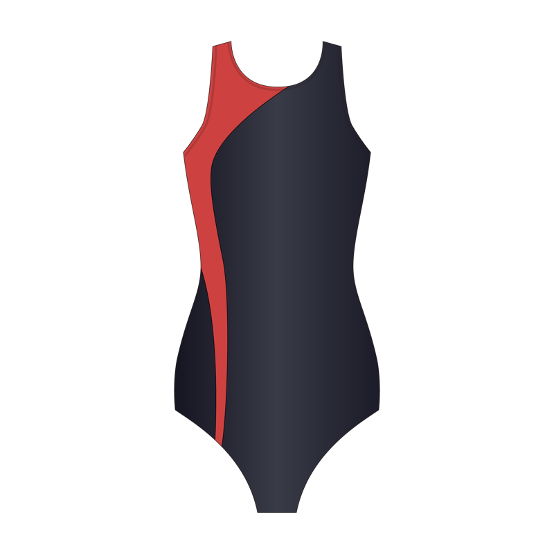 レーシングバック(racing back)のイラスト