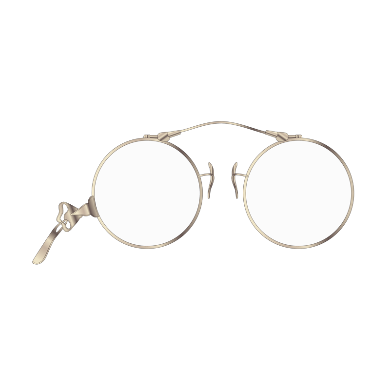 ロニエット(lorgnette)のイラスト