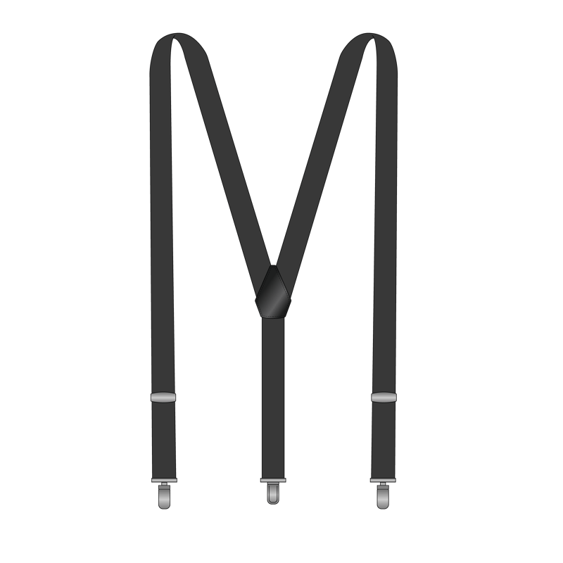 サスペンダー(suspenders)のイラスト