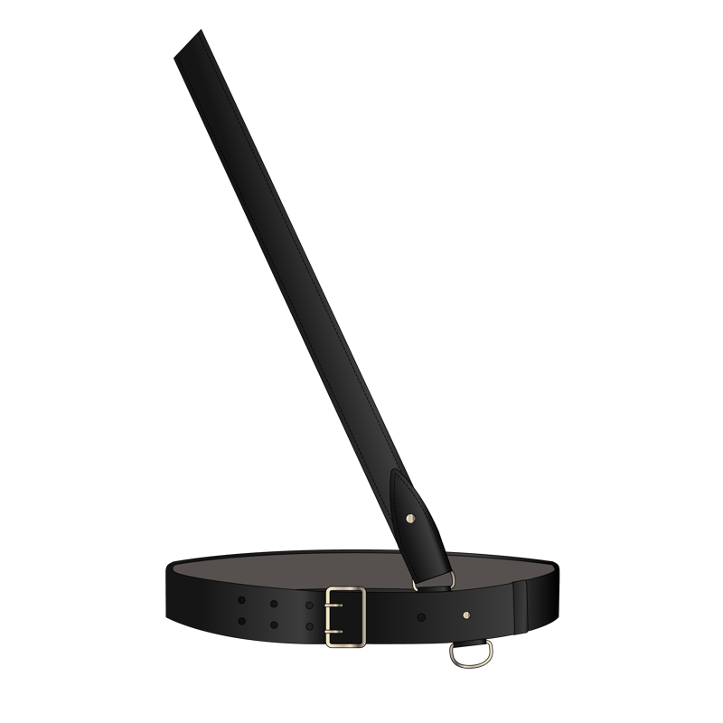 サムブラウンベルト(sam browne belt)のイラスト