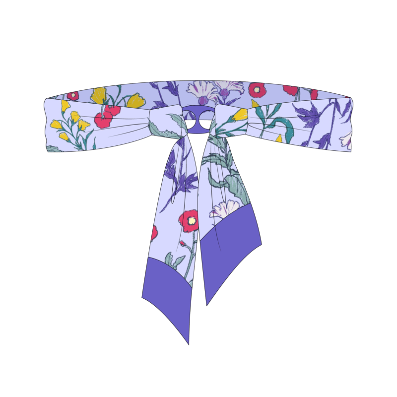 スカーフベルト(scarf belt)のイラスト