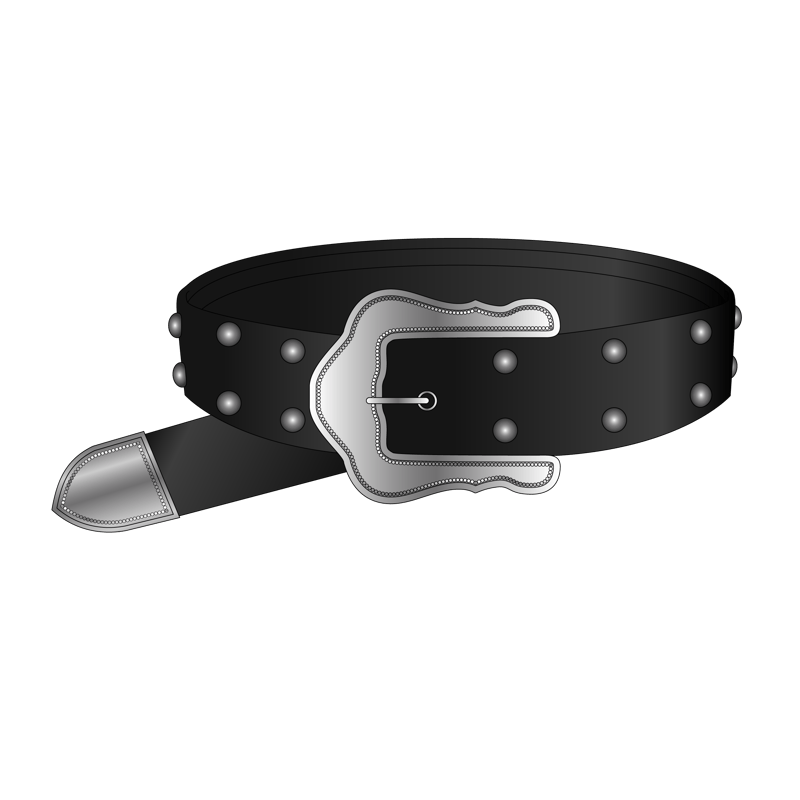 スタッズベルト(studs belt)のイラスト