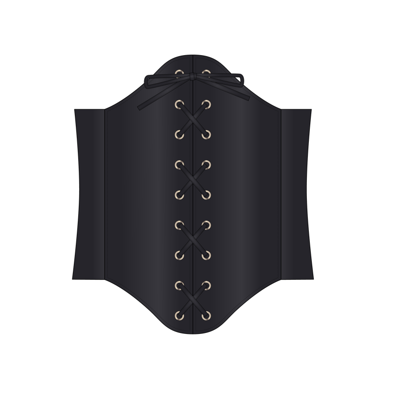 コルセットベルト(corset belt)のイラスト