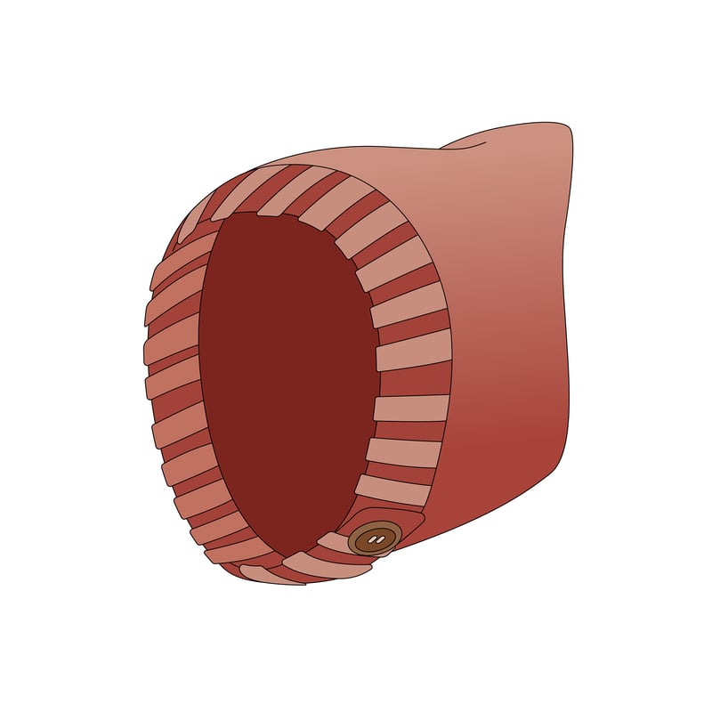 ピクシーハット(pixie hat)のイラスト