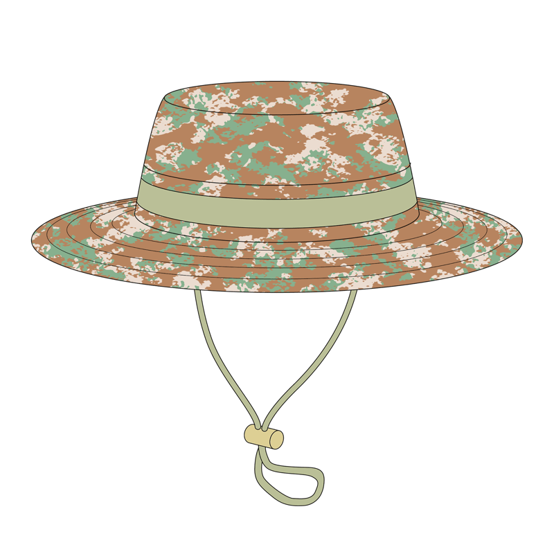 ブーニーハット(boonie hat)のイラスト