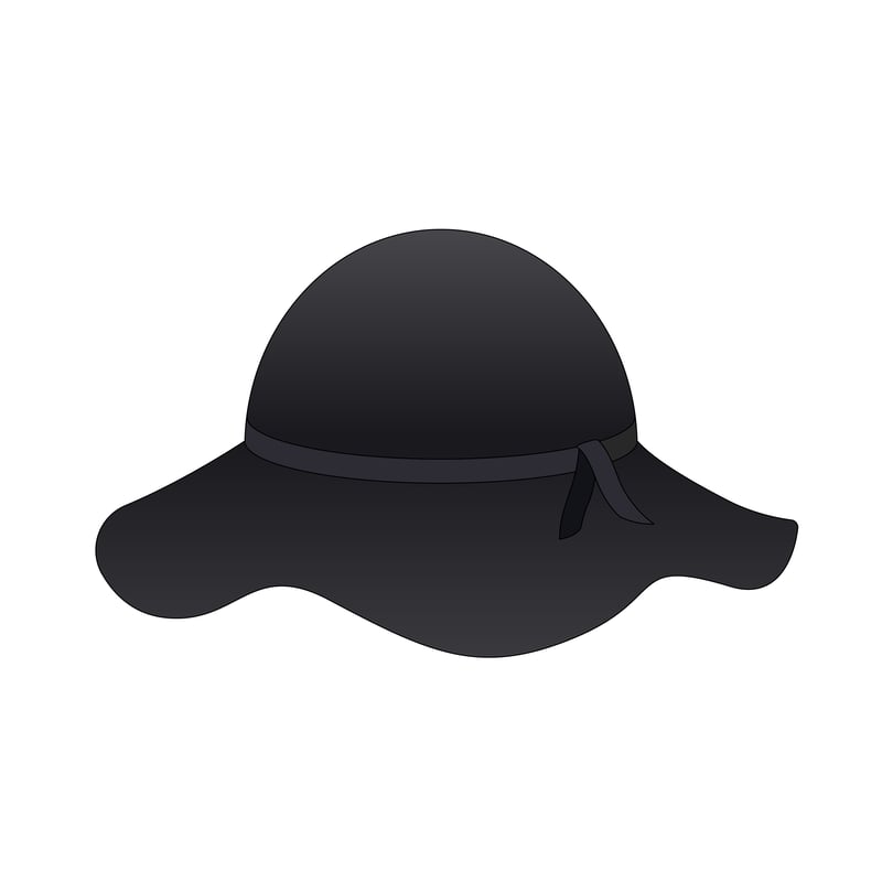 フロッピーハット(floppy hat)のイラスト