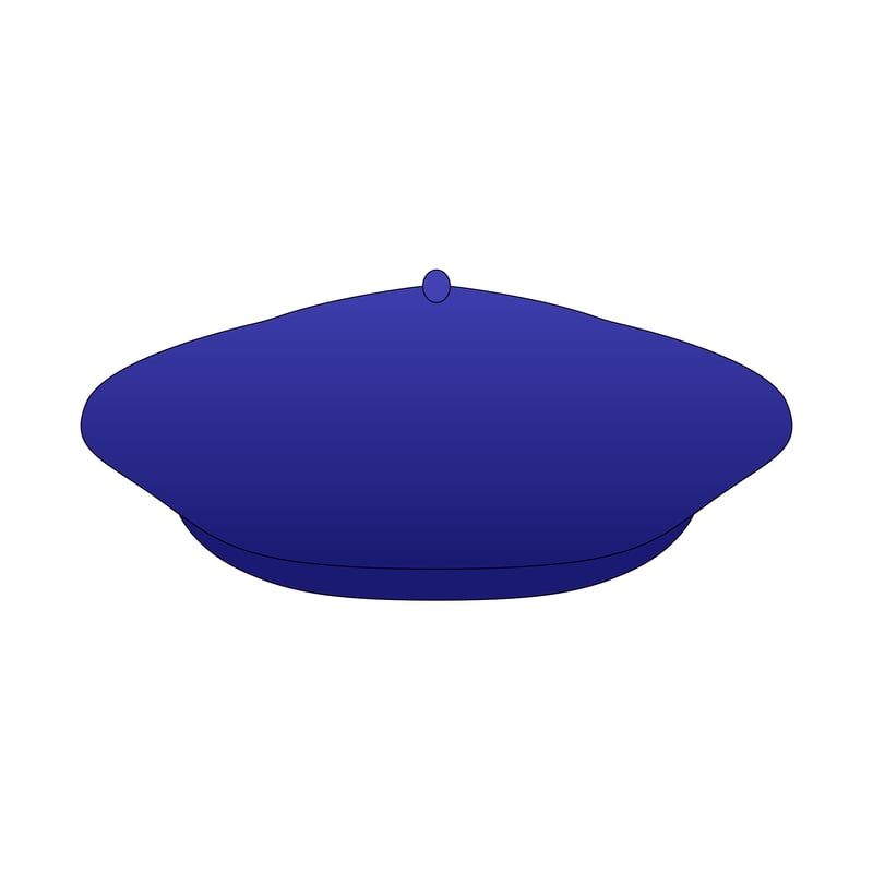 ベレー(beret)のイラスト