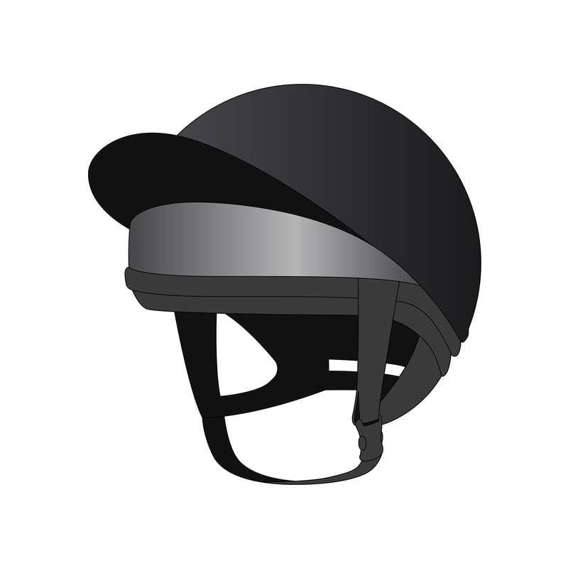 ライディングキャップ(riding cap)のイラスト