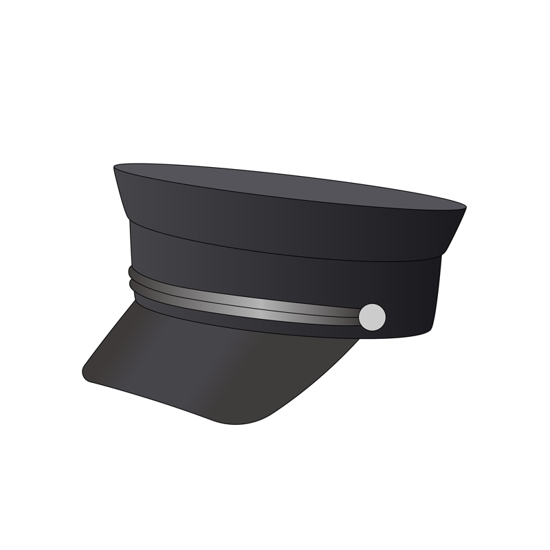 マリンキャップ(marine cap)のイラスト
