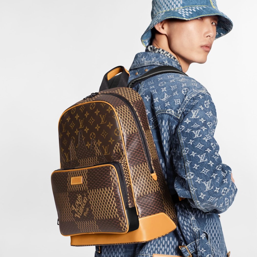 ルイヴィトン LV ダミエファセット ジョーヌ ゴラッシュドシャイニーカーフ クロップダミエウールダンディジャケット ｜ルイ・ヴィトン 公式