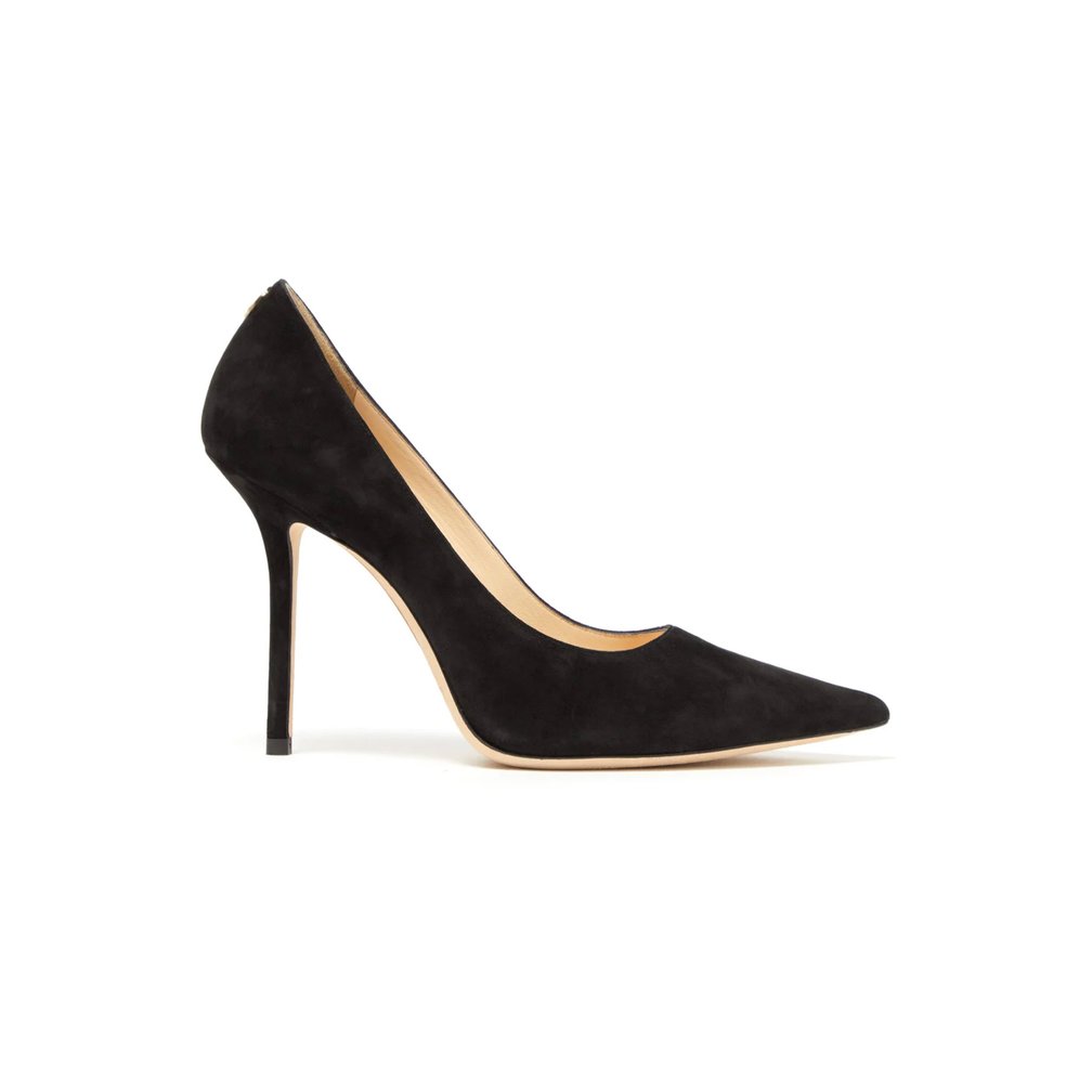 JIMMY CHOO ブラックポインテッドトゥヒール 23.5