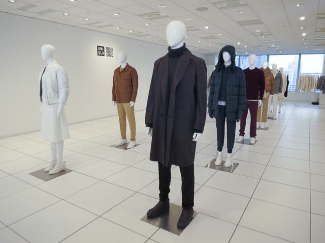 クリストフ・ルメールが手掛ける「ユニクロ ユー」の展示会の様子