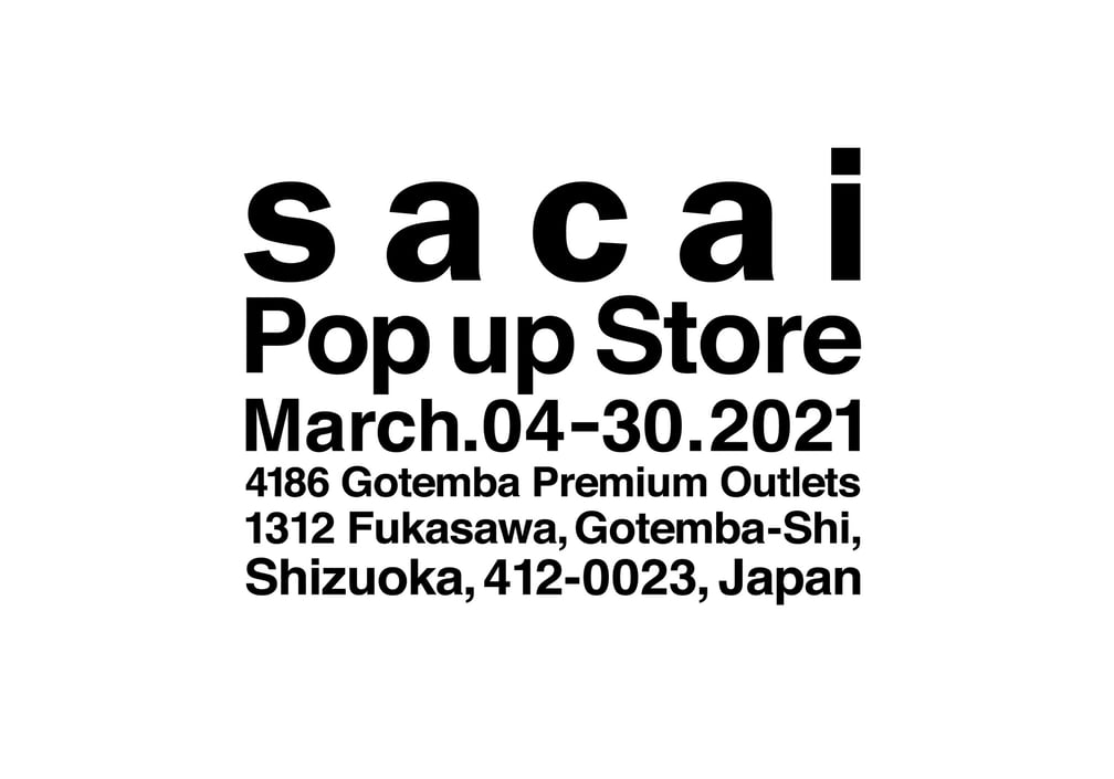 sacai 御殿場