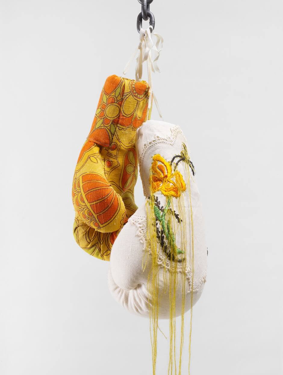 Zoë Buckman, time turned chains into rust, 2020, Photo: Jason Mandella, courtesy the artist and Pippy Houldsworth Gallery, London