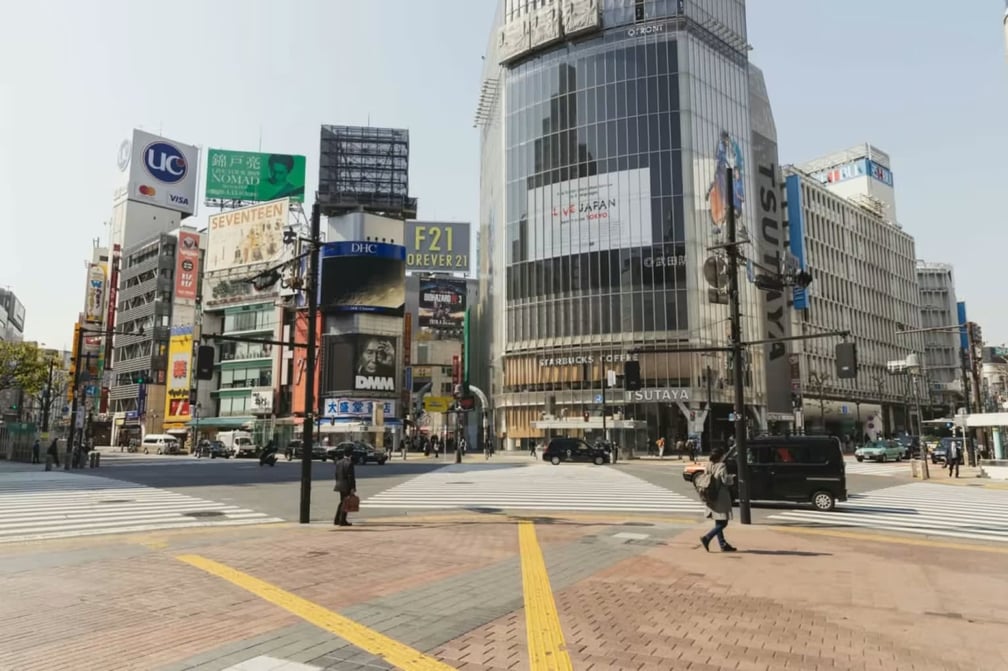 渋谷 スクランブル交差点