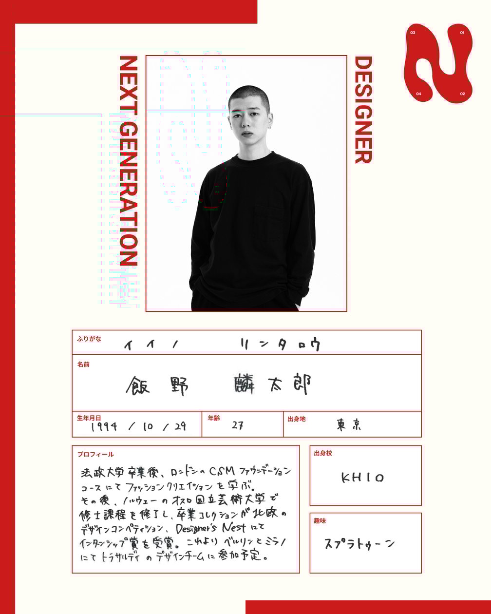 rinntaroiino デザイナー飯野麟太郎のプロフィール