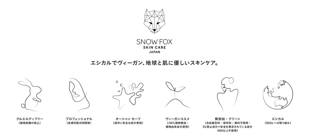 Snow Fox Skincareの創業者が語る「クリーンカルマ」とは