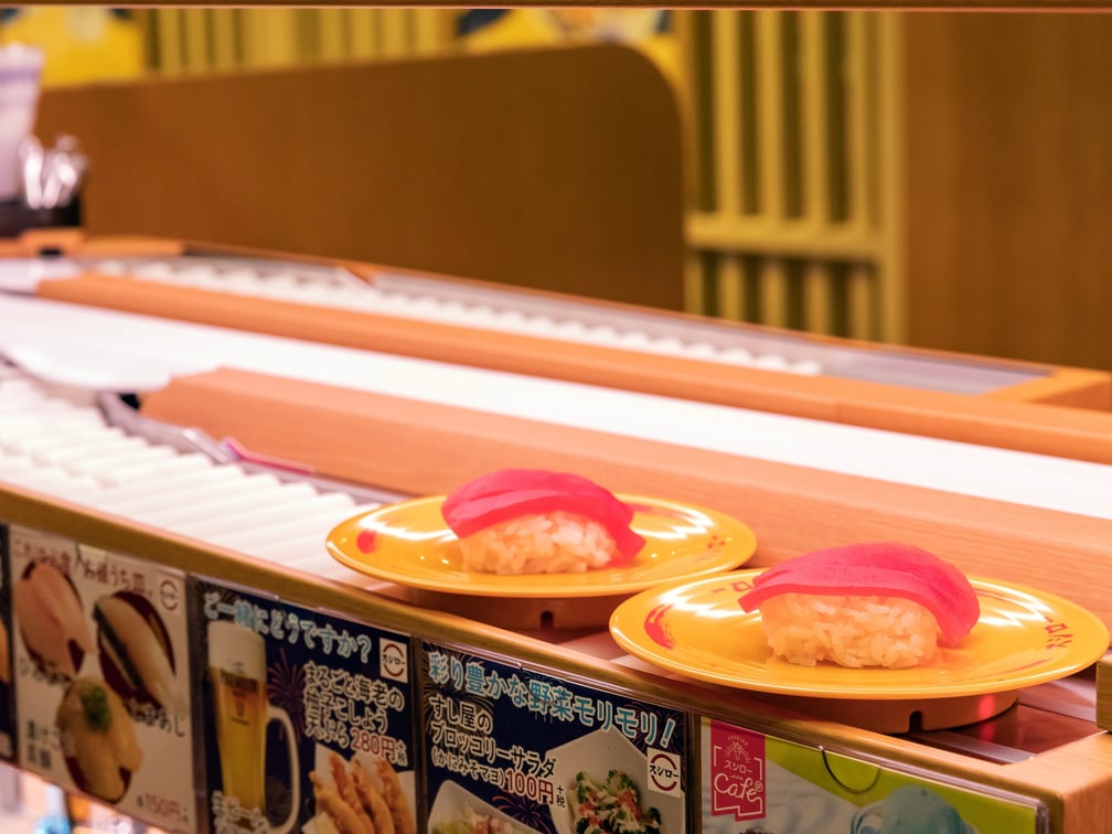 オートウェイターのすし