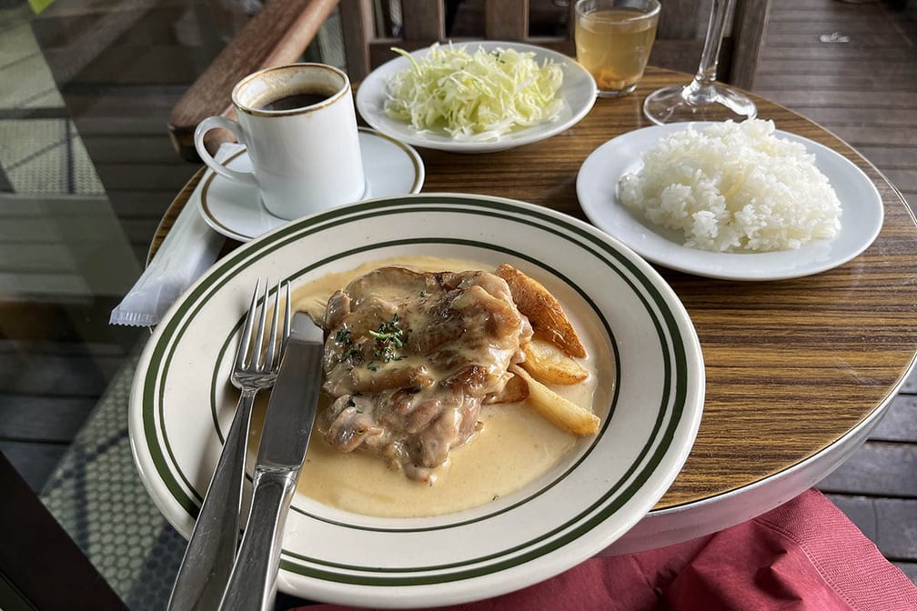 ゴルゴンゾーラソースのチキン