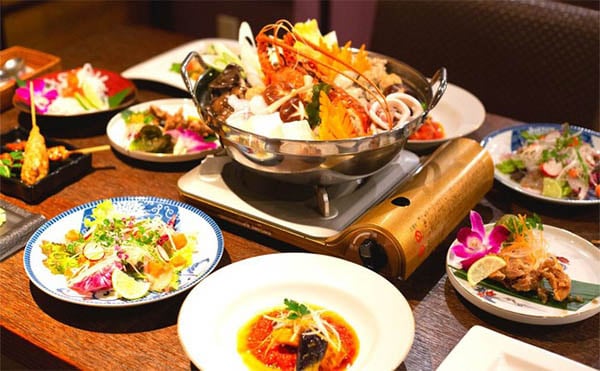glampark おかげ楼のコース料理