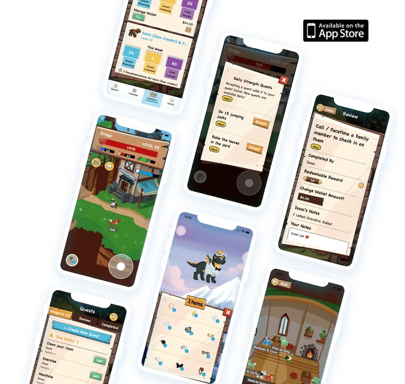 JOONのアプリUI。