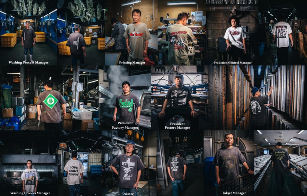 ?SAINT M××××××の2022年春夏Tシャツコレクションヴィジュアル