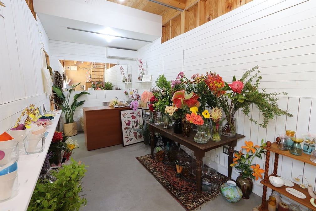 花屋の店内