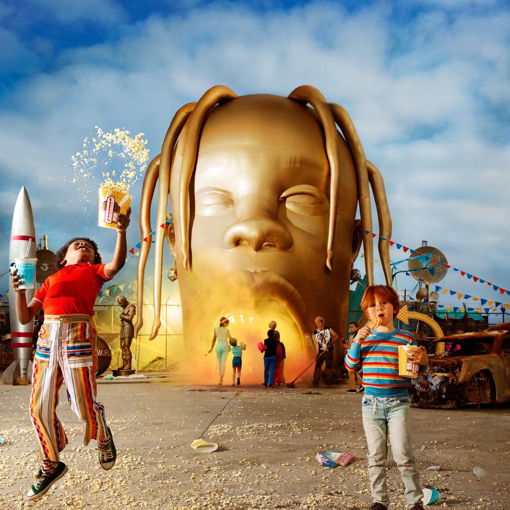 トラヴィス・スコットの3rdアルバム「Astroworld」のアートワーク