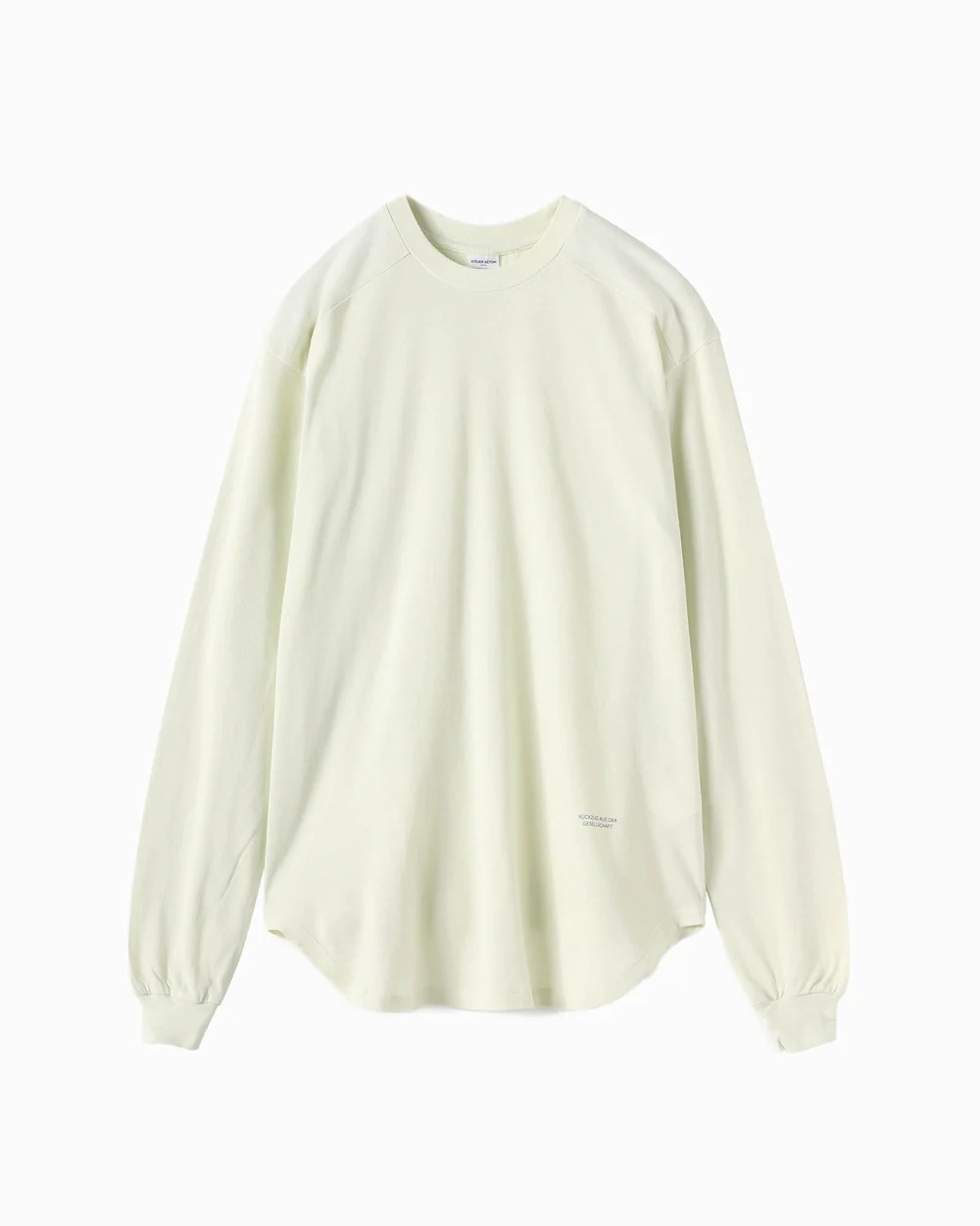 イエローのロングスリーブTシャツ