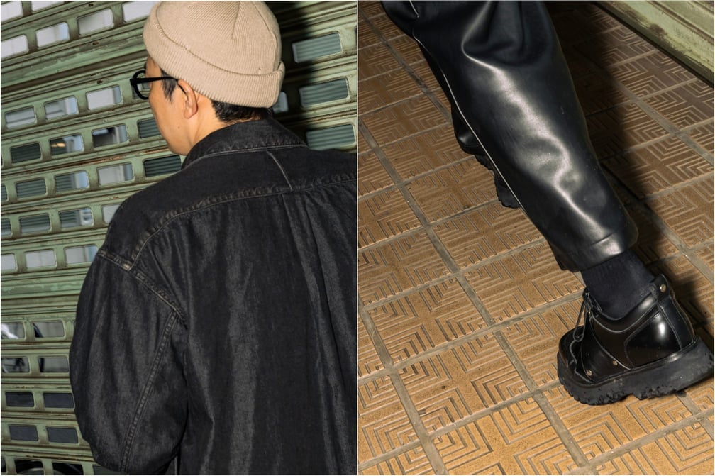 お笑いコンビコットンの西村真二の私服と足元